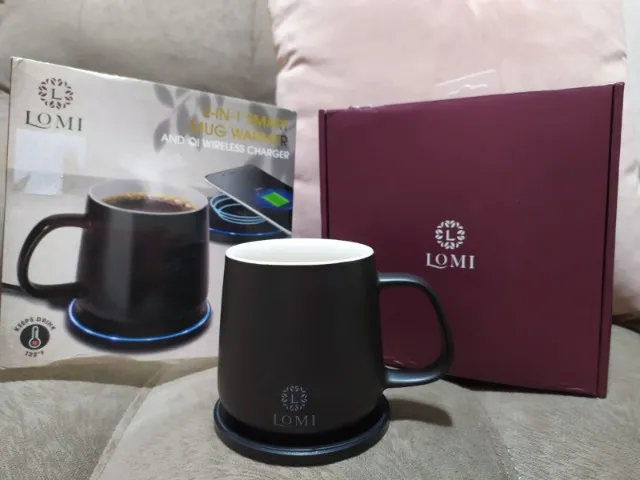 Caneca Inteligente 2 em 1 - Aquece sua Bebida + Carrega Smartphone por Indução!