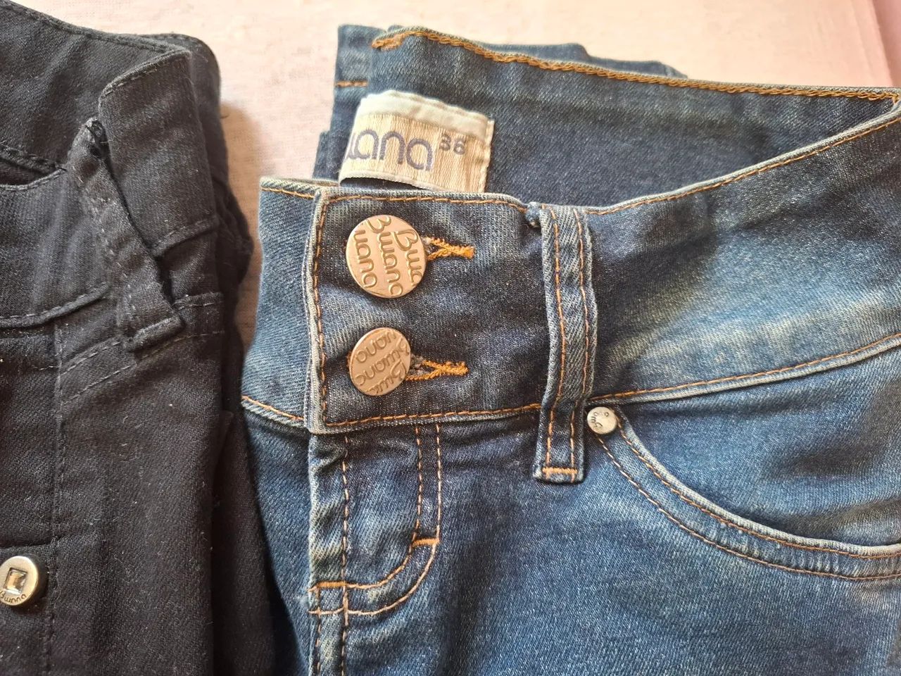 Kit com 4 Calças Jeans e Social Femininas - Foto 3