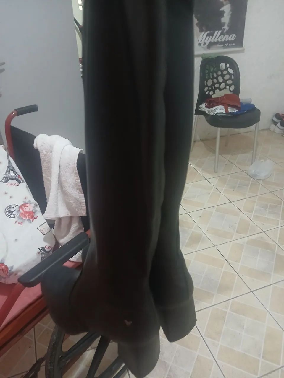 Bota Feminina Preta - Foto 6