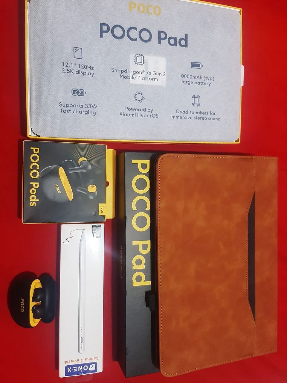 Tablet POCO Pad - muito NOVO e acessórios.  - Foto 2