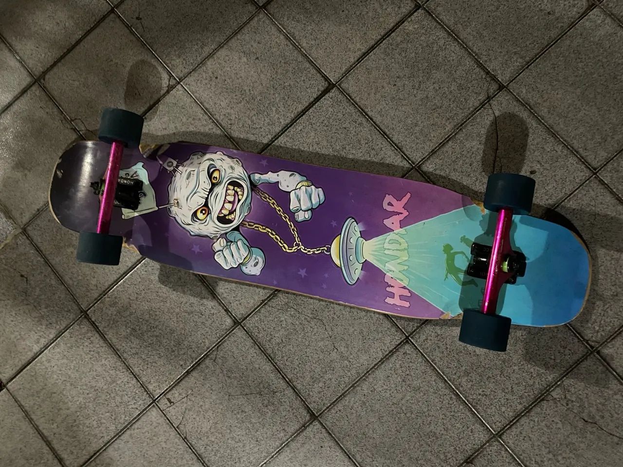 Longboard HONDAR Profissional model DOUGLAS DALUA (LIMITADO) todas as peças ORIGINAIS. - Foto 5