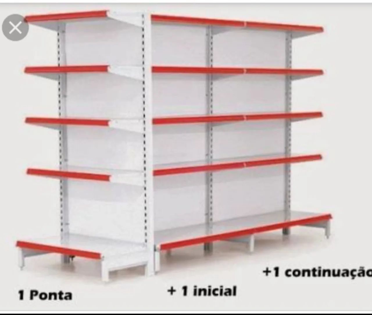 Gôndola Centro para Comércio - Ótima Qualidade - Foto 3