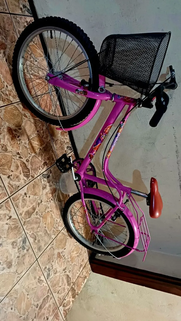 Bicicleta Rosa Infantil