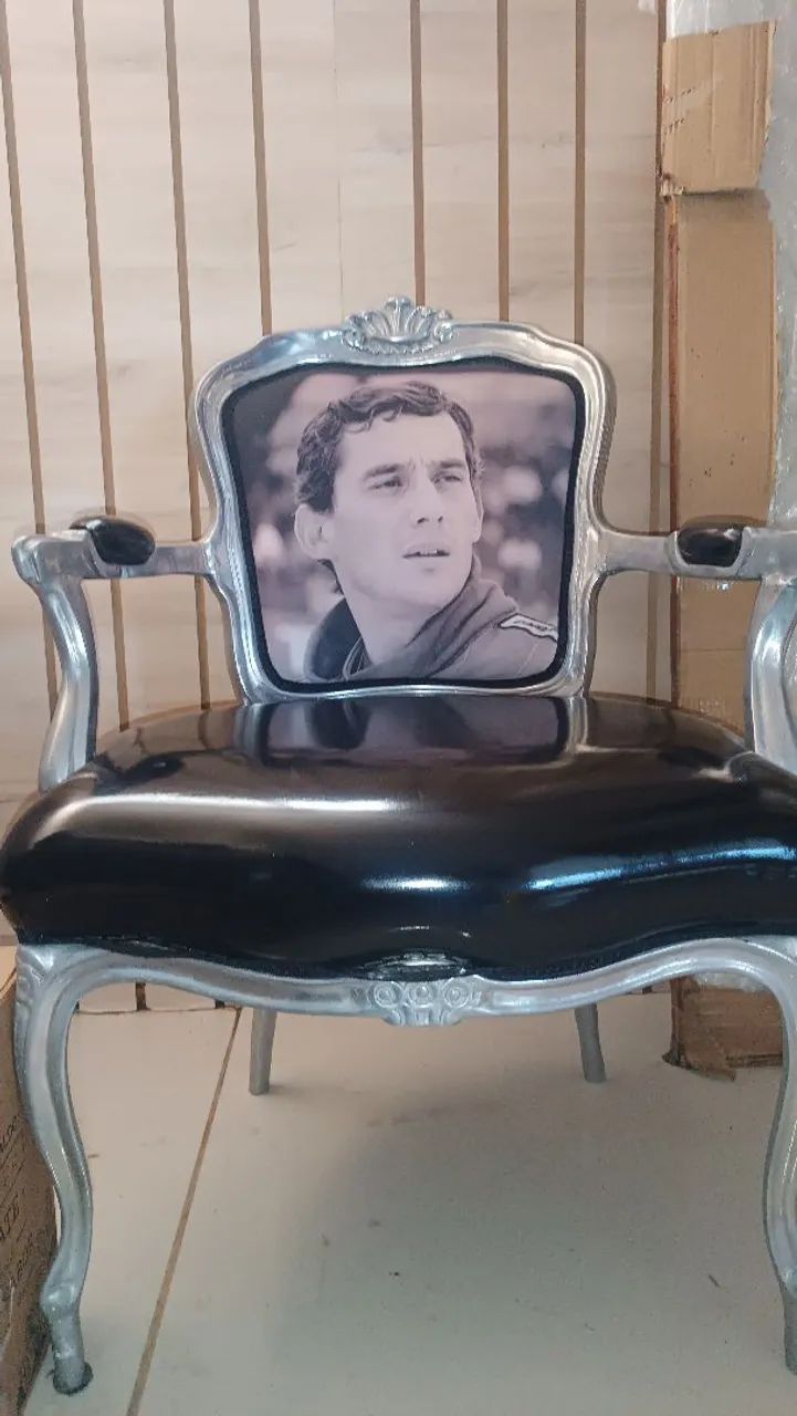 Poltrona Decorativa Especial Ayrton Senna - Foto 4