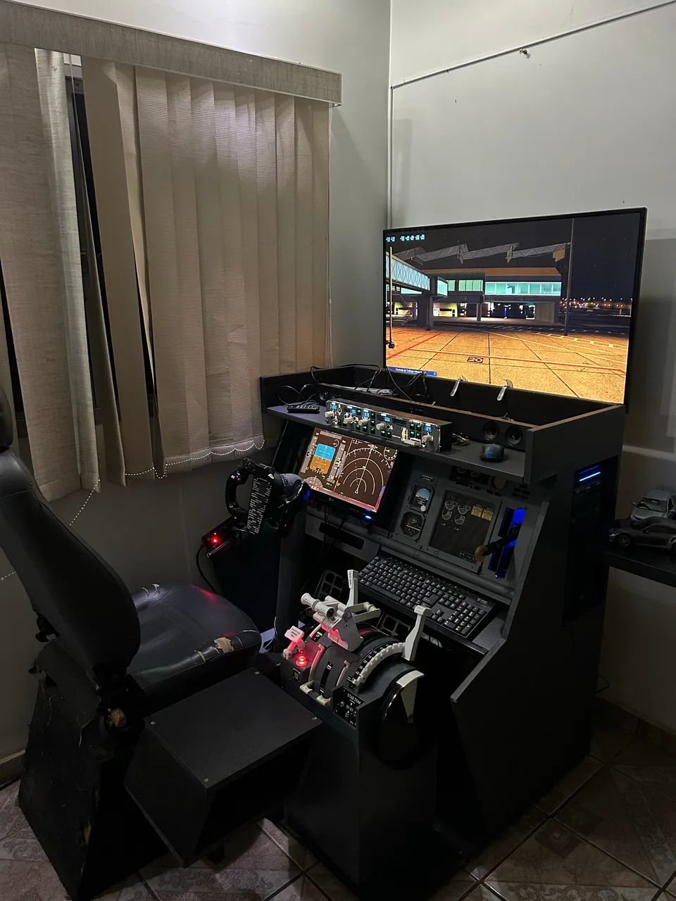 Simulador de voo Boing 737