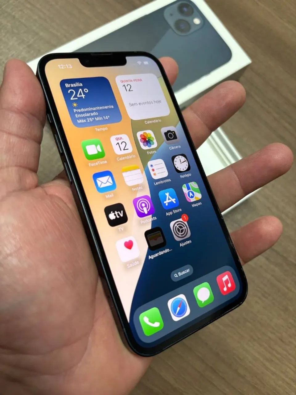 Iphone 13 5G 128gb Preto Semi Novo - Foto 2