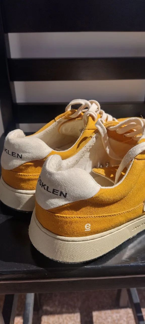 Tênis Osklen Canvas Amarelo original 