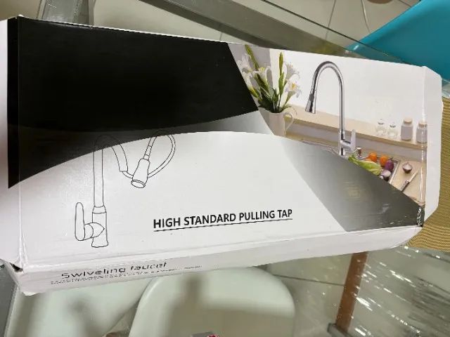 Torneira gourmet de cozinha com extensor água quente e fria  - Foto 4