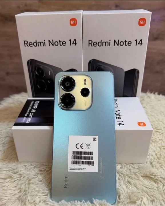 REDMI NOTE 14 256GB + 8GB DE RAM MELHOR CELULAR CUSTO BENEFÍCIO 