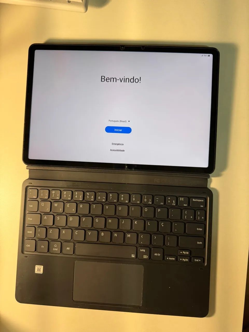 Samsung Galaxy Tab S7 + capa original Samsung Semi Novo  - Foto 2