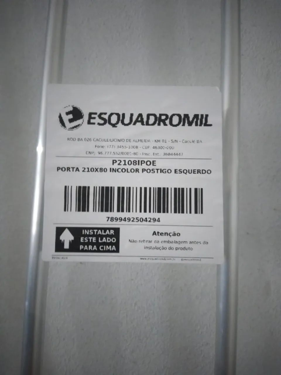 Porta de Aluminio NOVA64584934048513121
