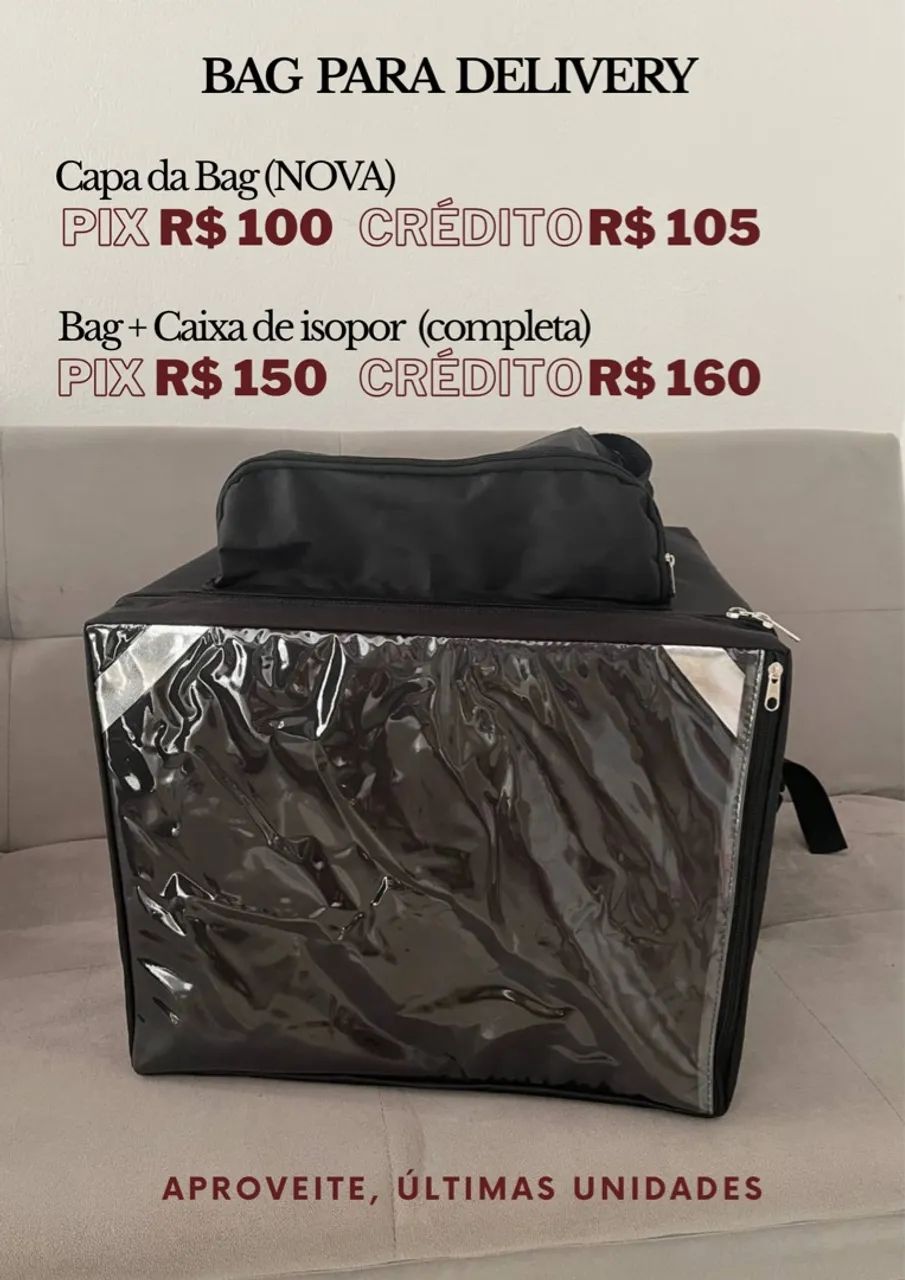 Bag Nova para Delivery Completa - Mochila Motoboy  - Foto 4