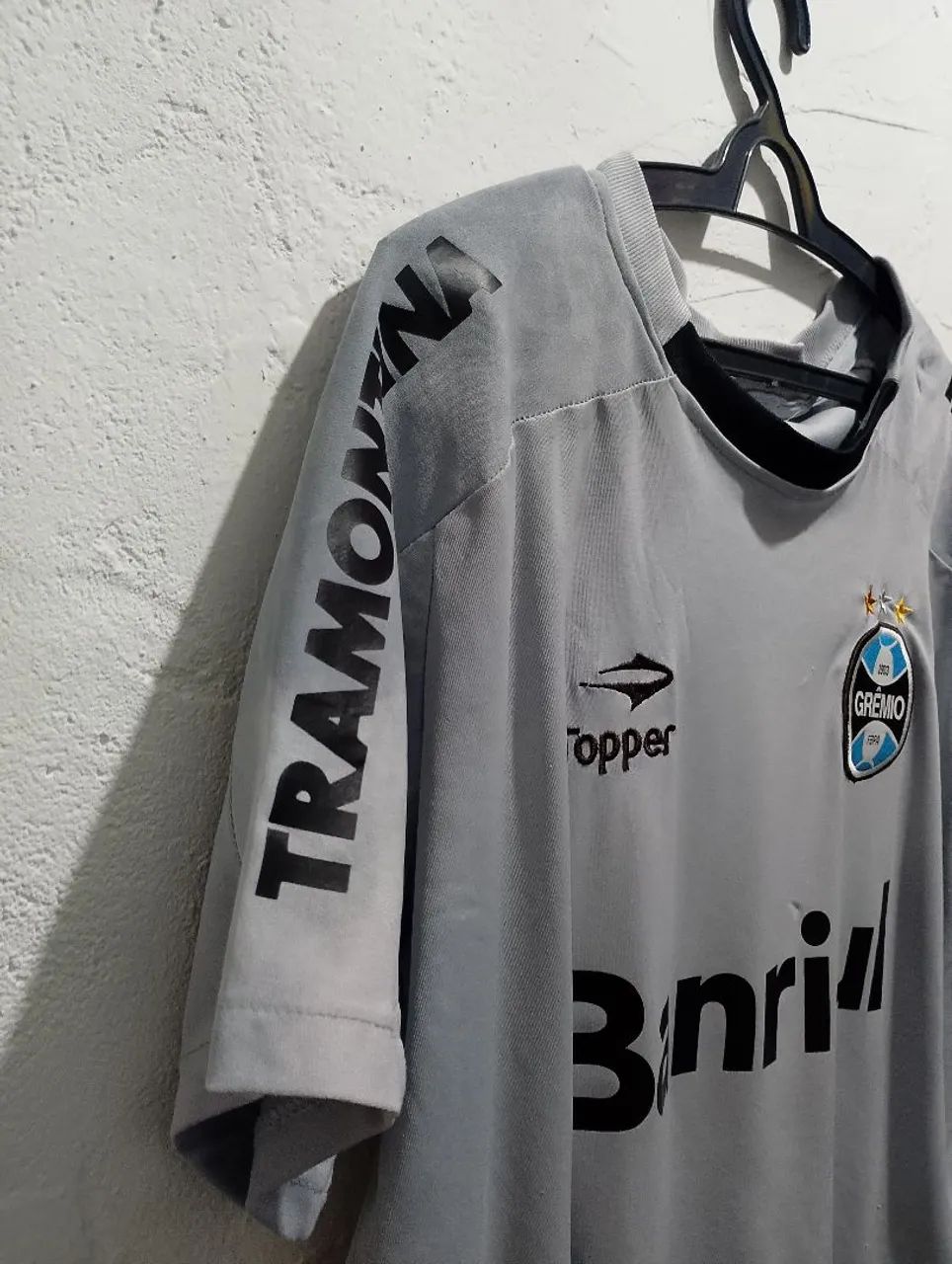 Camisa de treino GG Grêmio cinza - Foto 4