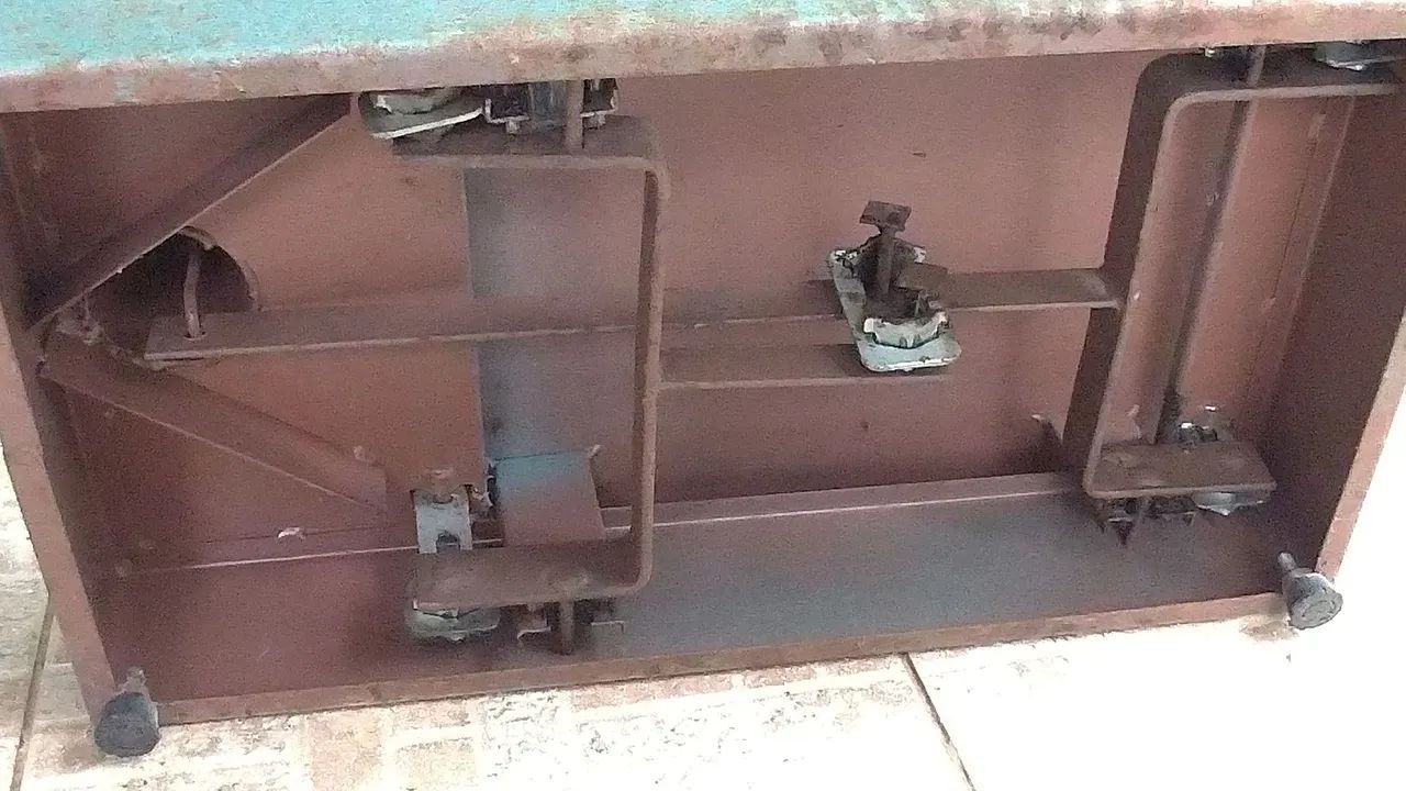 Balança plataforma antiga 100kg  - Foto 4