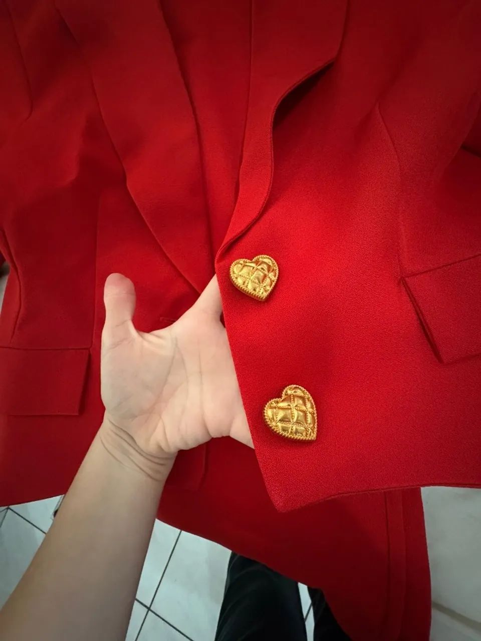 Conjunto vermelho (calca e blazer) - Foto 3