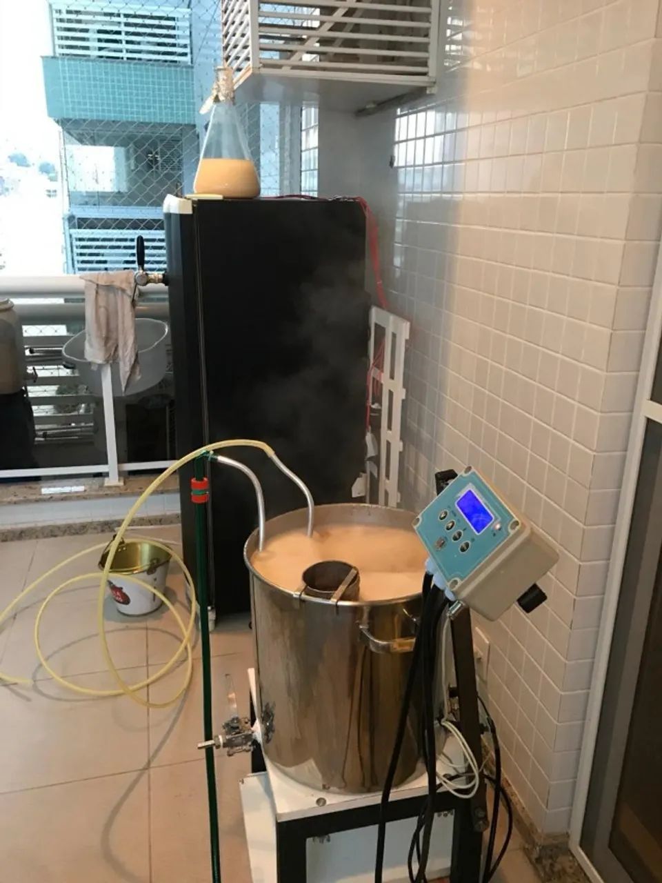 Kit Cerveja Artesanal - Panela Elétrica Single Vessel automática 30L