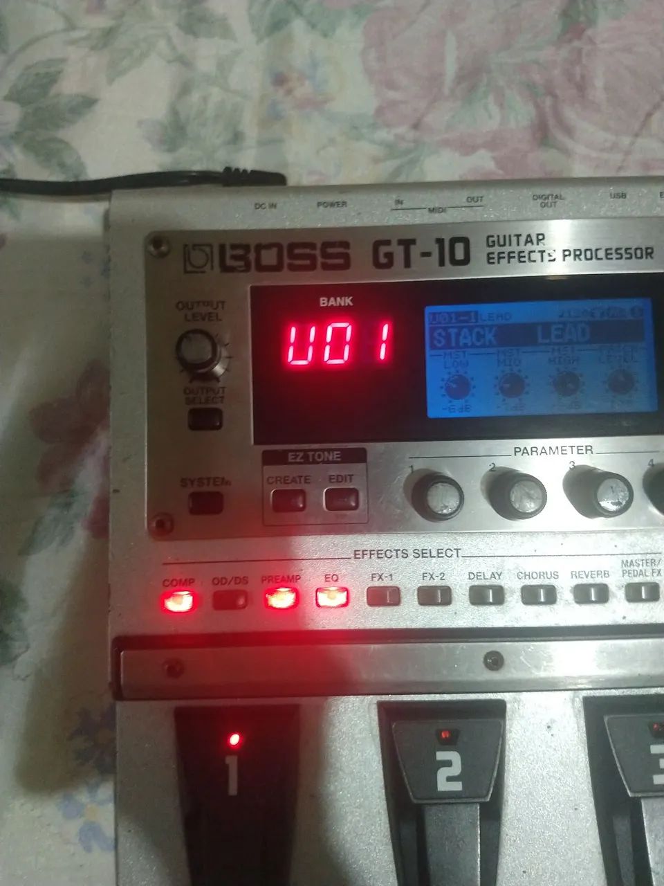 Pedaleira Boss GT-10 - Instrumentos musicais - Ramos, Rio de