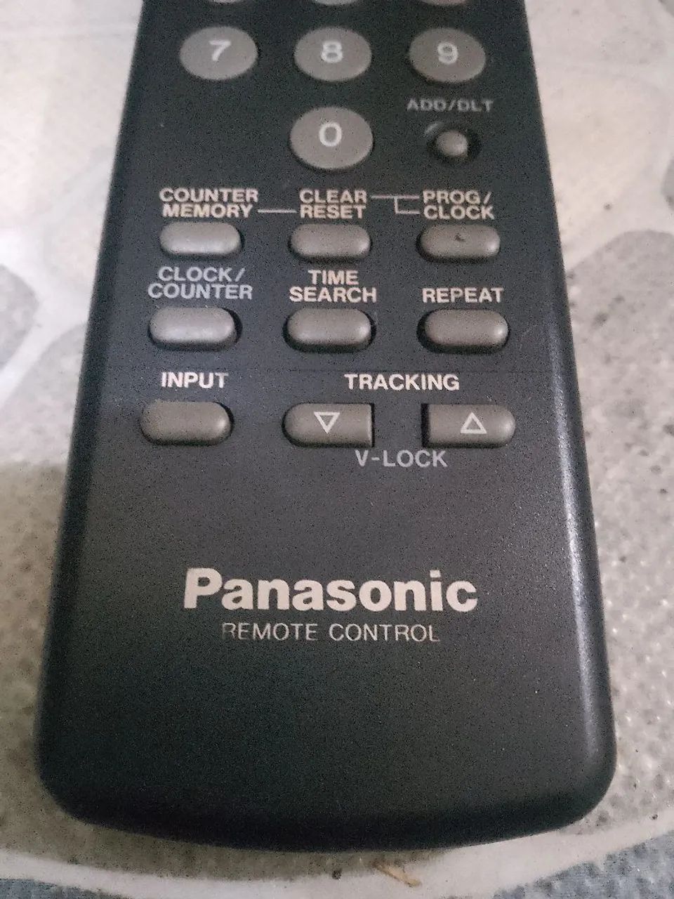 Controle remoto raro para Videocassetes Panasonic  - Foto 2