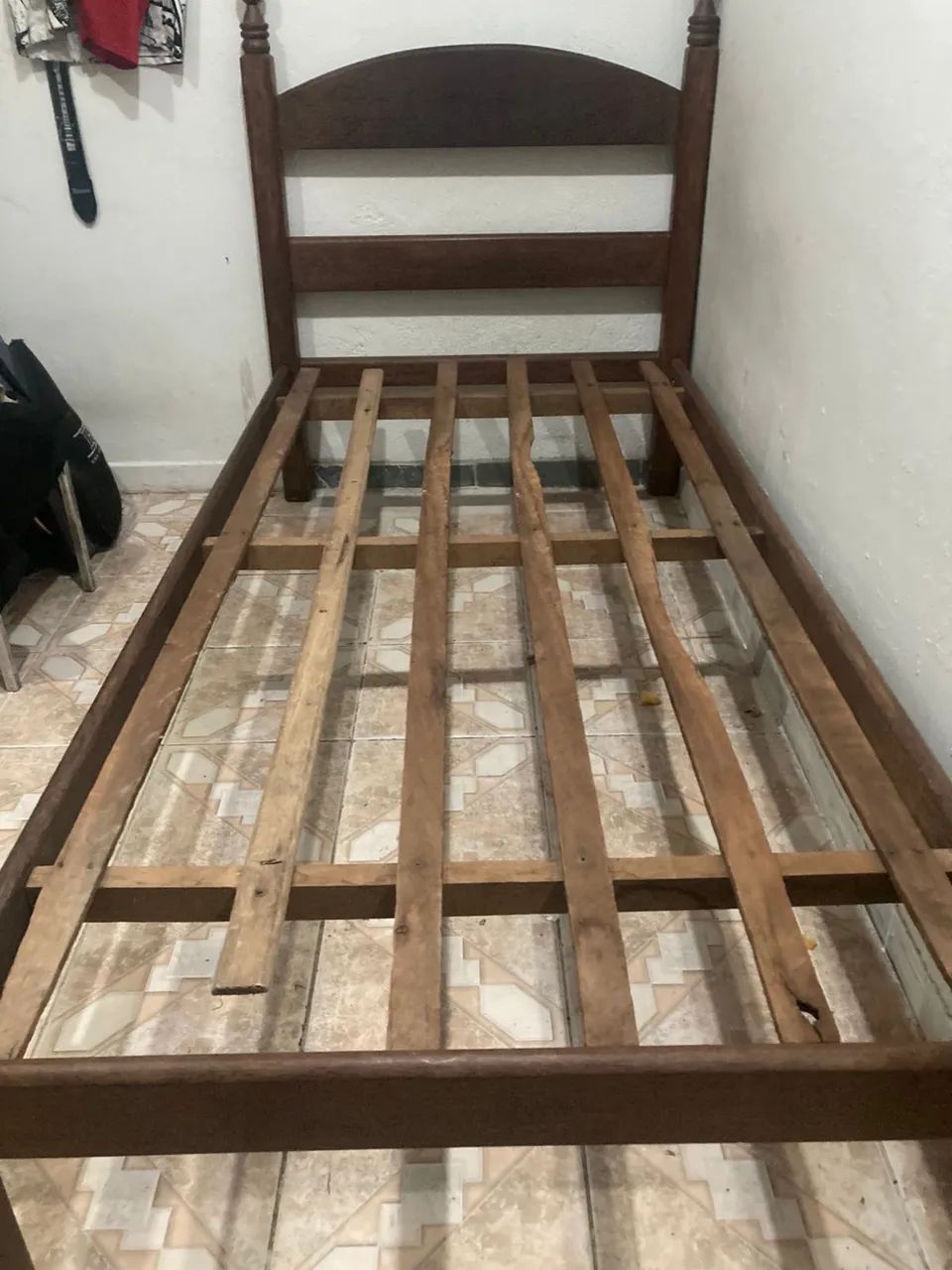 Cama de solteiro de sucupira  - Foto 5