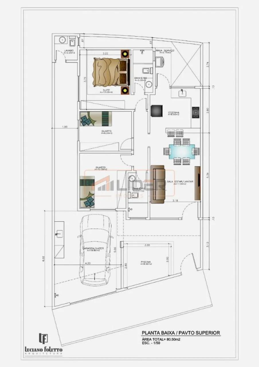 Casa Linear no Residencial Darcy Dalla Bernardina - Foto 4