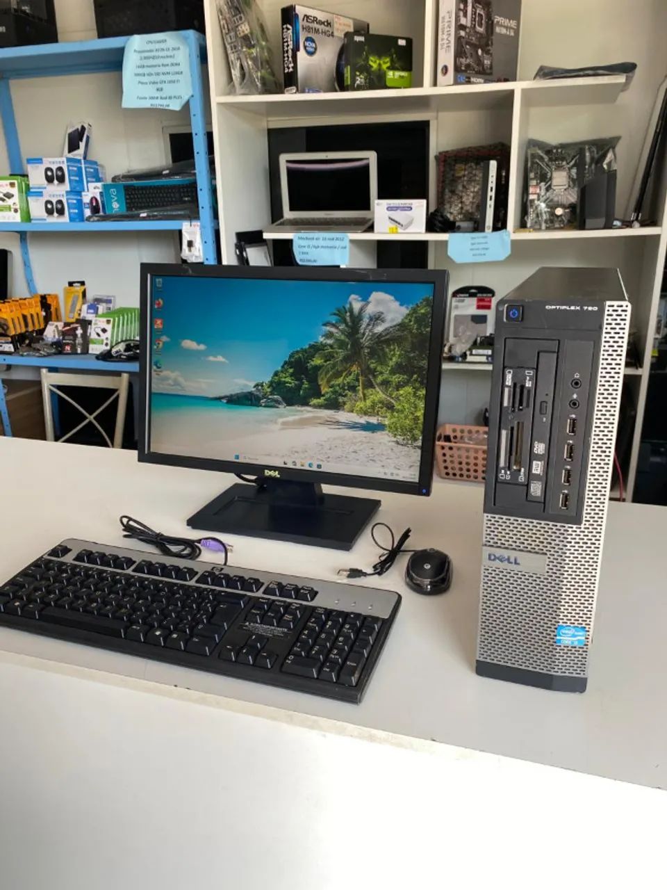 computador completo dell 790 core i5 2ªger/8gb mem/320gb+120gb ssd/tela 19 pol garantia nf - Foto 4