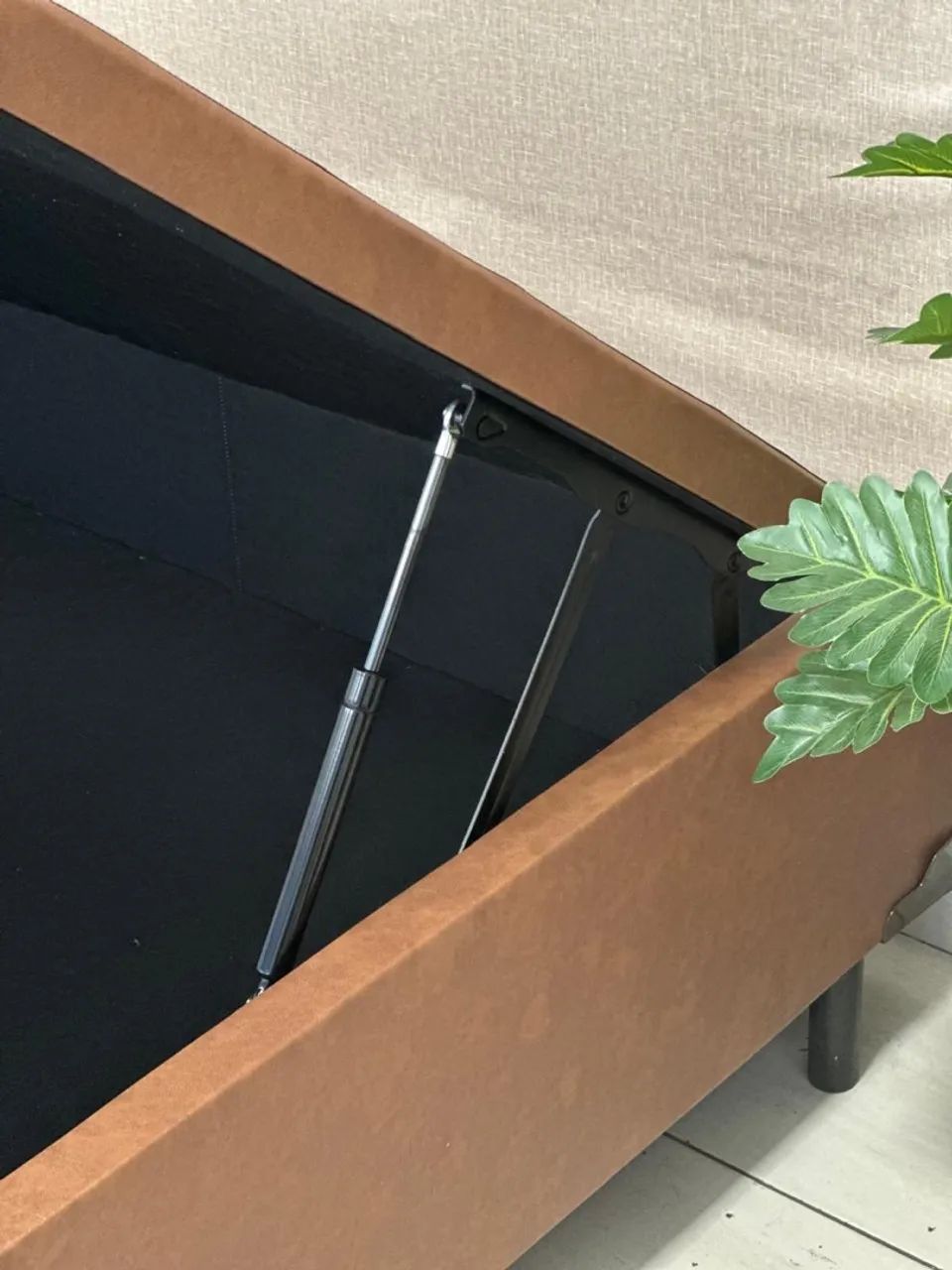 Base Box Baú em courino ou suede diversas cores - Foto 2