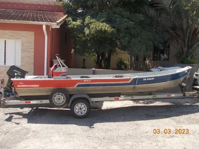 Barco Alumínio - Lancha Alumínio - Bote - Barco com Volante e Console - Barco - Voadeira