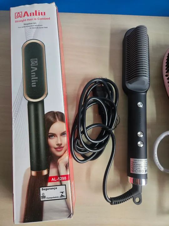 Kit de Escovas de Cabelo - Anliu e NASV - Novas! - Foto 2