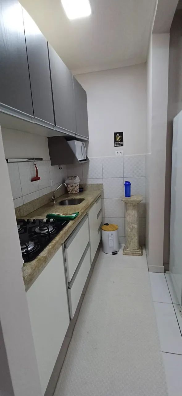 Apartamento frente a praia mobiliado com 1 quarto varanda vista praia em Gonzaga - Santos  - Foto 5