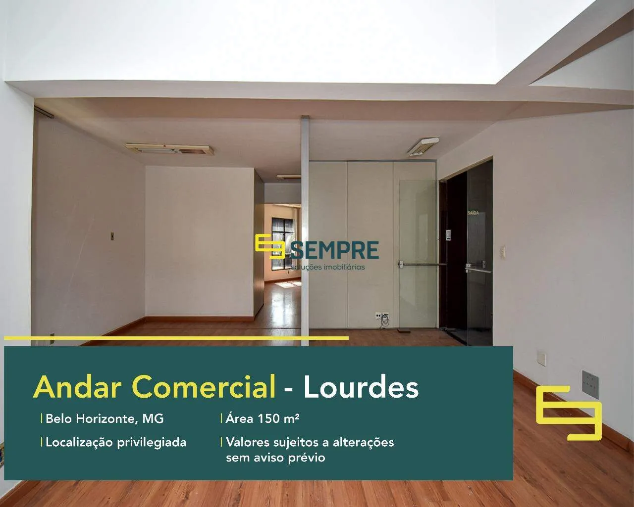 Aluguel de andar no Lourdes em Belo Horizonte - Cid Antonini