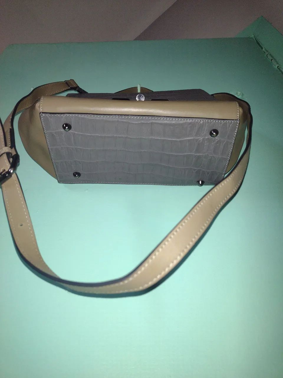Bolsa couro legítimo italiana  - Foto 2