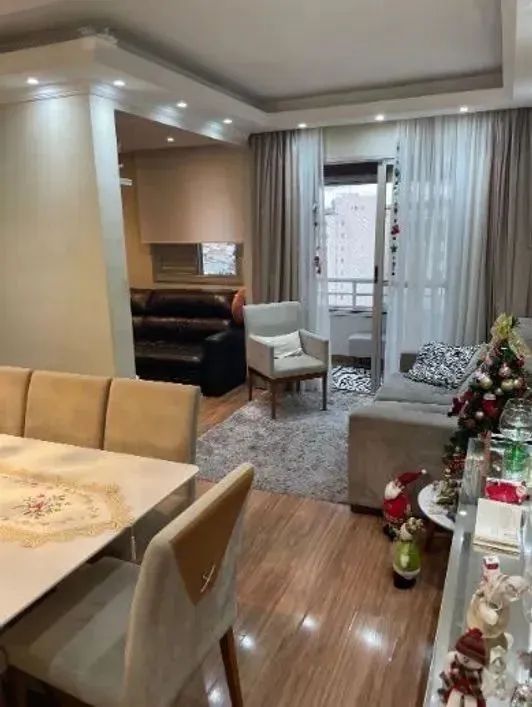 Apartamento a venda 80m², 2 quartos, sala ampla com banheiro, 2 vagas na Vila Gumercindo -