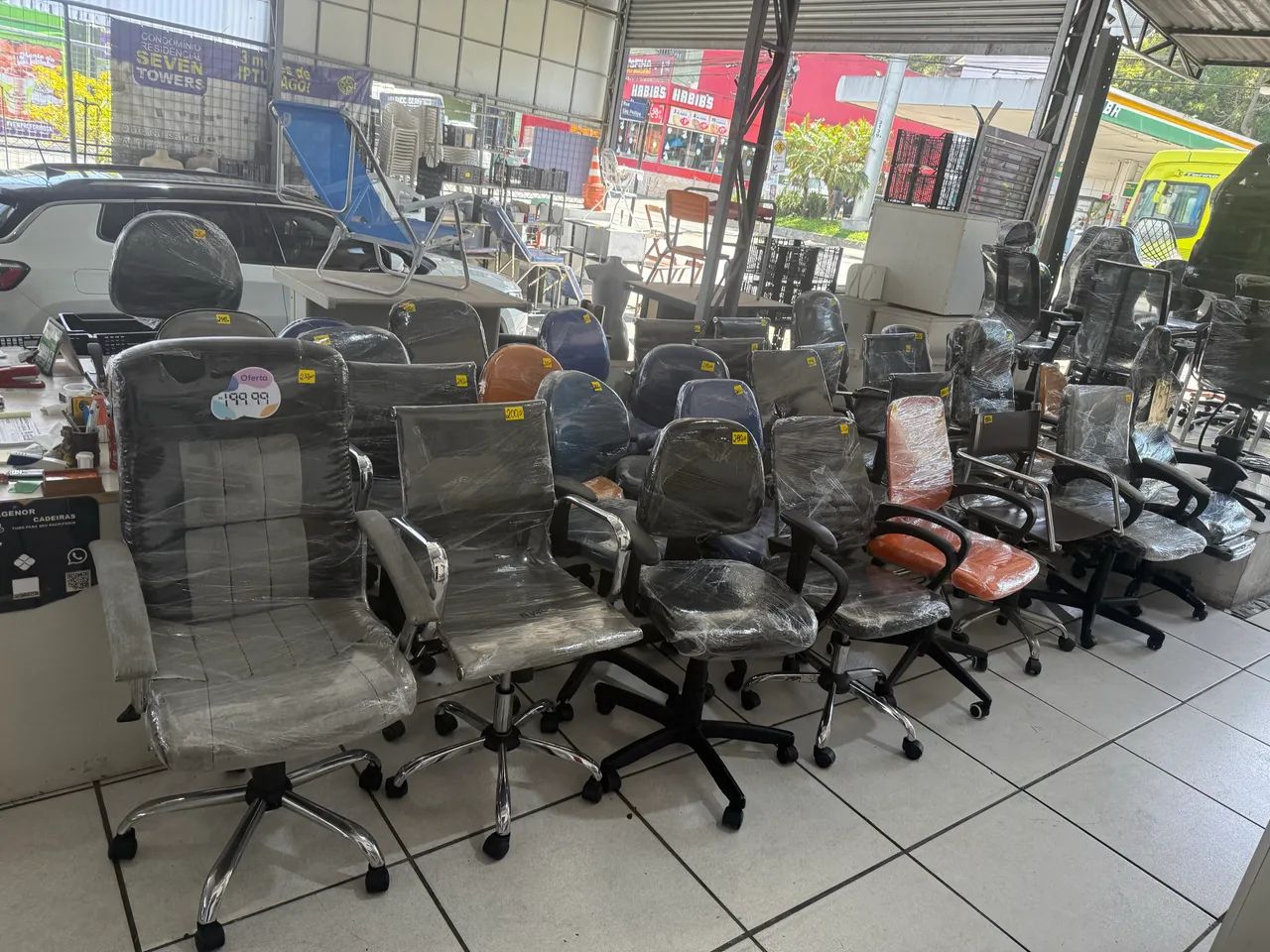 Cadeiras escritório vários modelos 