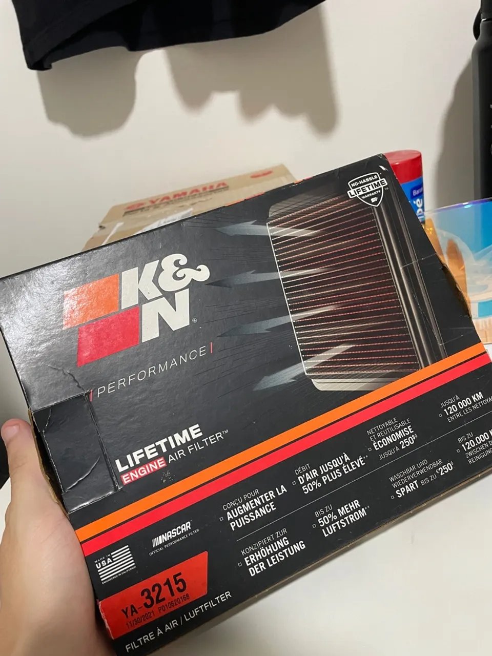 Filtro de ar K&N para MT 03 E R3