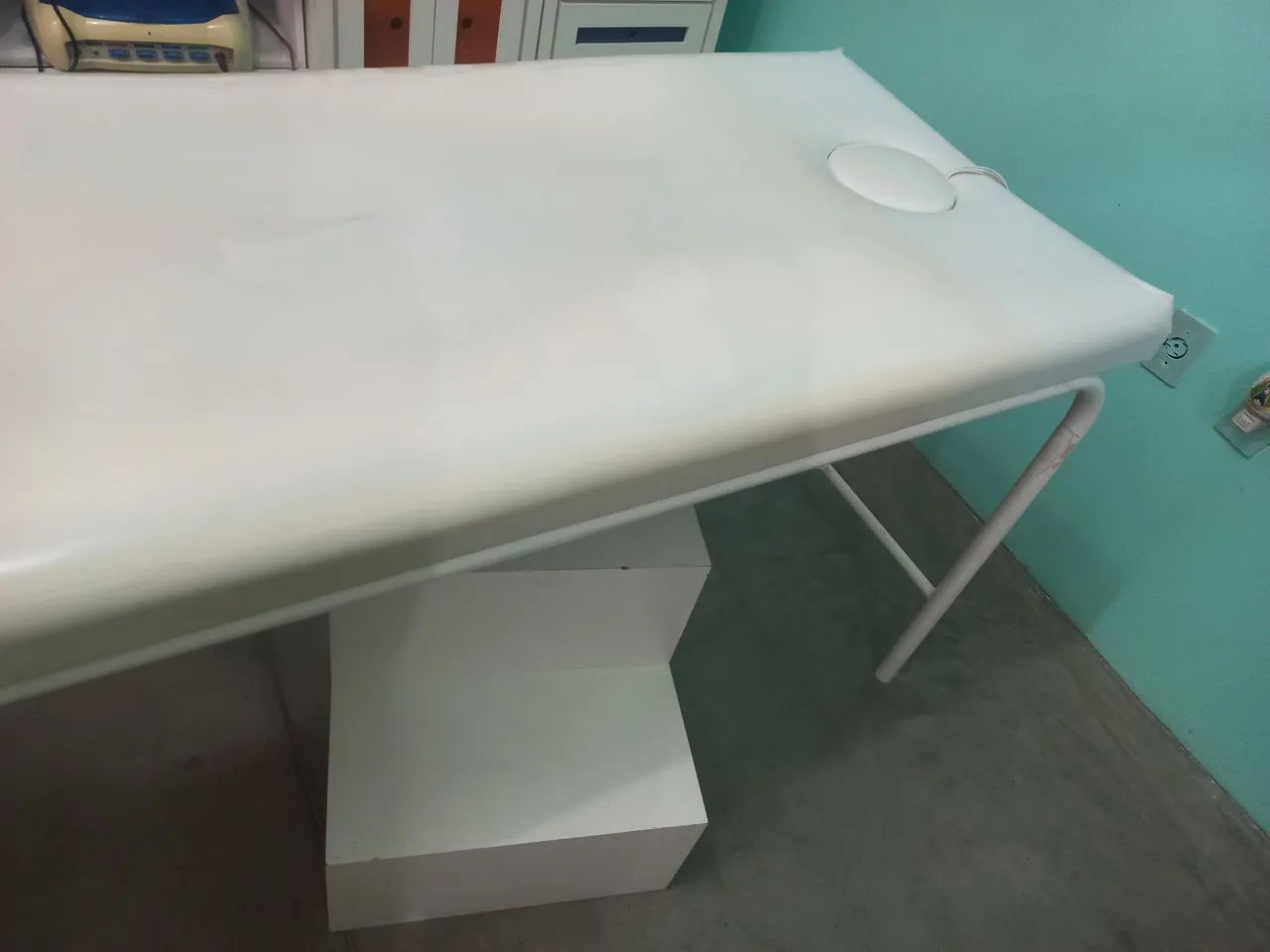 Maca de massagem branca com furo - Foto 4