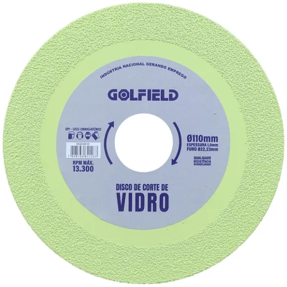 DISCO DE CORTE 4\" PARA VIDRO / MÁRMORE / PORCELANATO / GRANITO