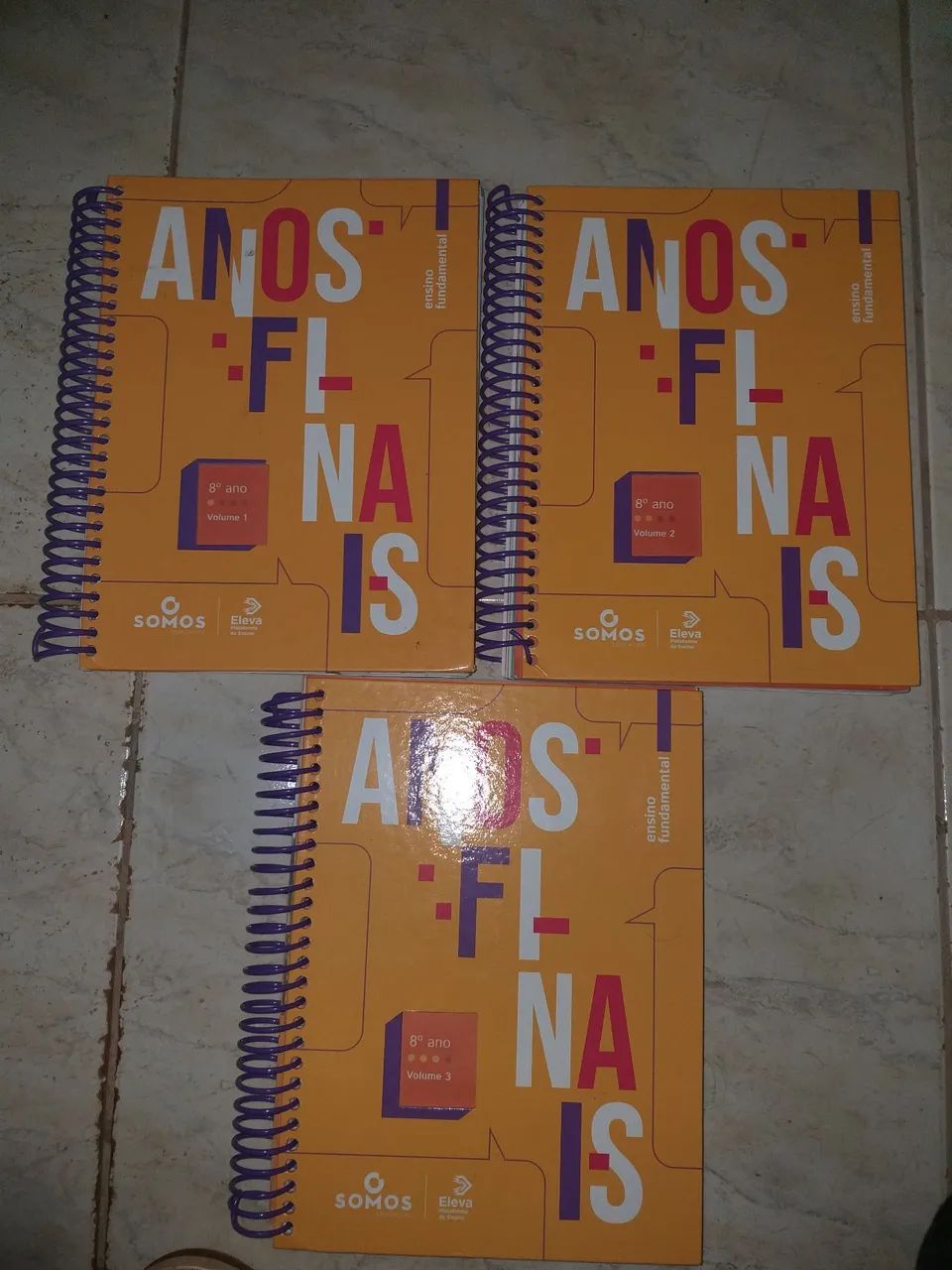 Caderno 8º Ano - Volumes 1, 2 e 3 - SOMOS Eleva