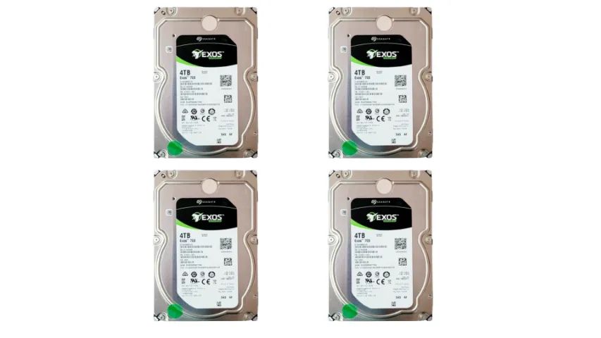 4x HD SAS Seagate Exos 7E8 4TB Novo -Para servidor