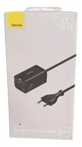 Carregador Baseus GaN 65W 2USB+2 Tipo-C - Foto 4