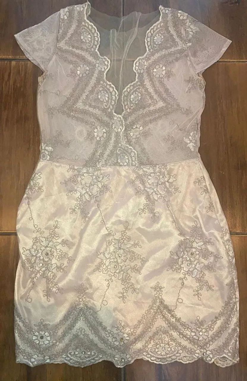 Vestido luxo tule 
