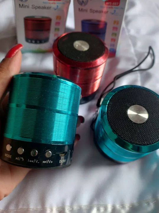 Mini Caixa de Som Bluetooth WS-887440255004940718081