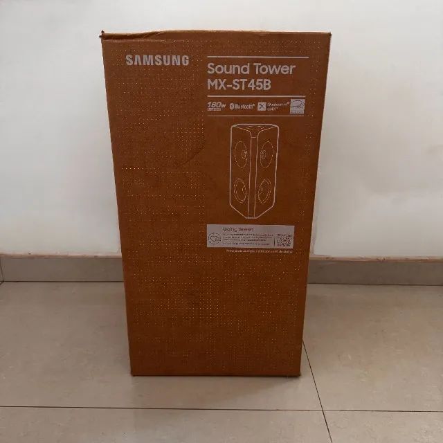 Caixa de Som Samsung Bluetooth Nova Lacrada MX-ST45B