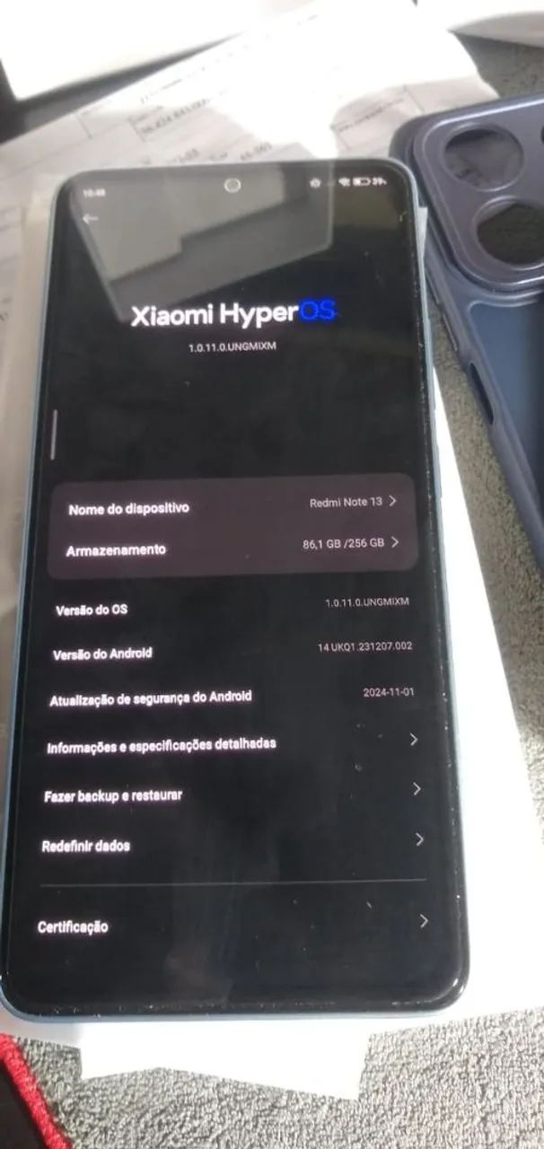 V ou T Redmi Note 13 256GB - Foto 4