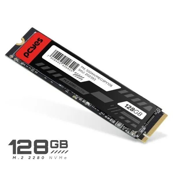 Ssd 128gb Nvme M.2 2280 Pcie 3.0x4 - Leitura 1175mb Gravação 700mb/s *ENTREGA GRÁTIS*