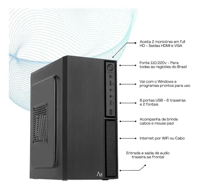 PC Computador intel core i5 | 8GB ram | ssd 240gb | Pronto para uso | Loja Física - Foto 3