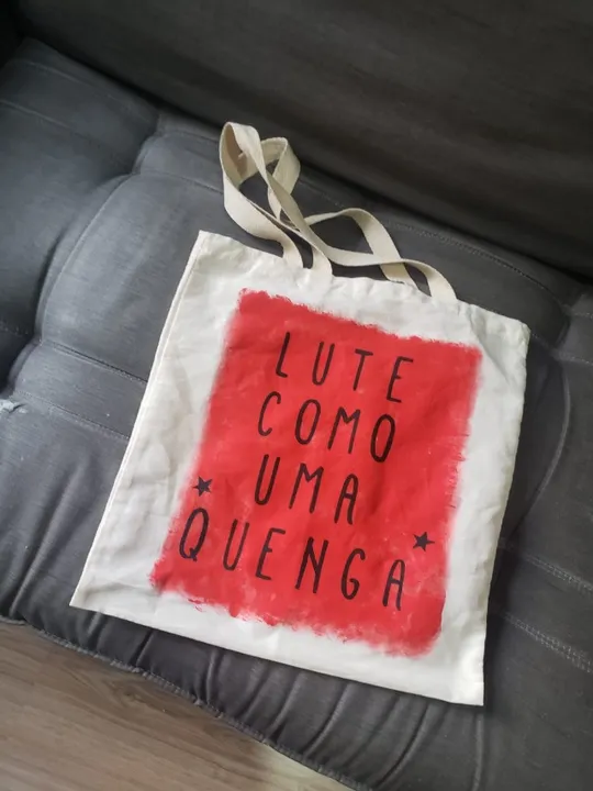 bolsa ecobag - lute como uma quenga