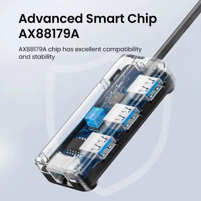 Adaptador Rj45 Para Usb Ugreen 3.0 1000mbps Ethernet Mi Box - Foto 2