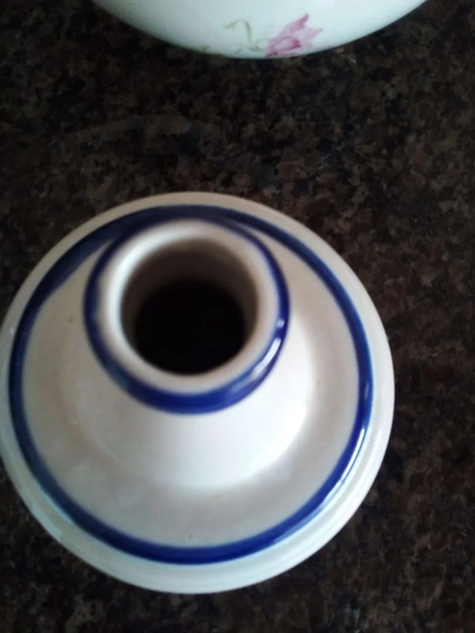 Moringa com caneca porcelana colonial pintada a mão Monte Sião  - Foto 2