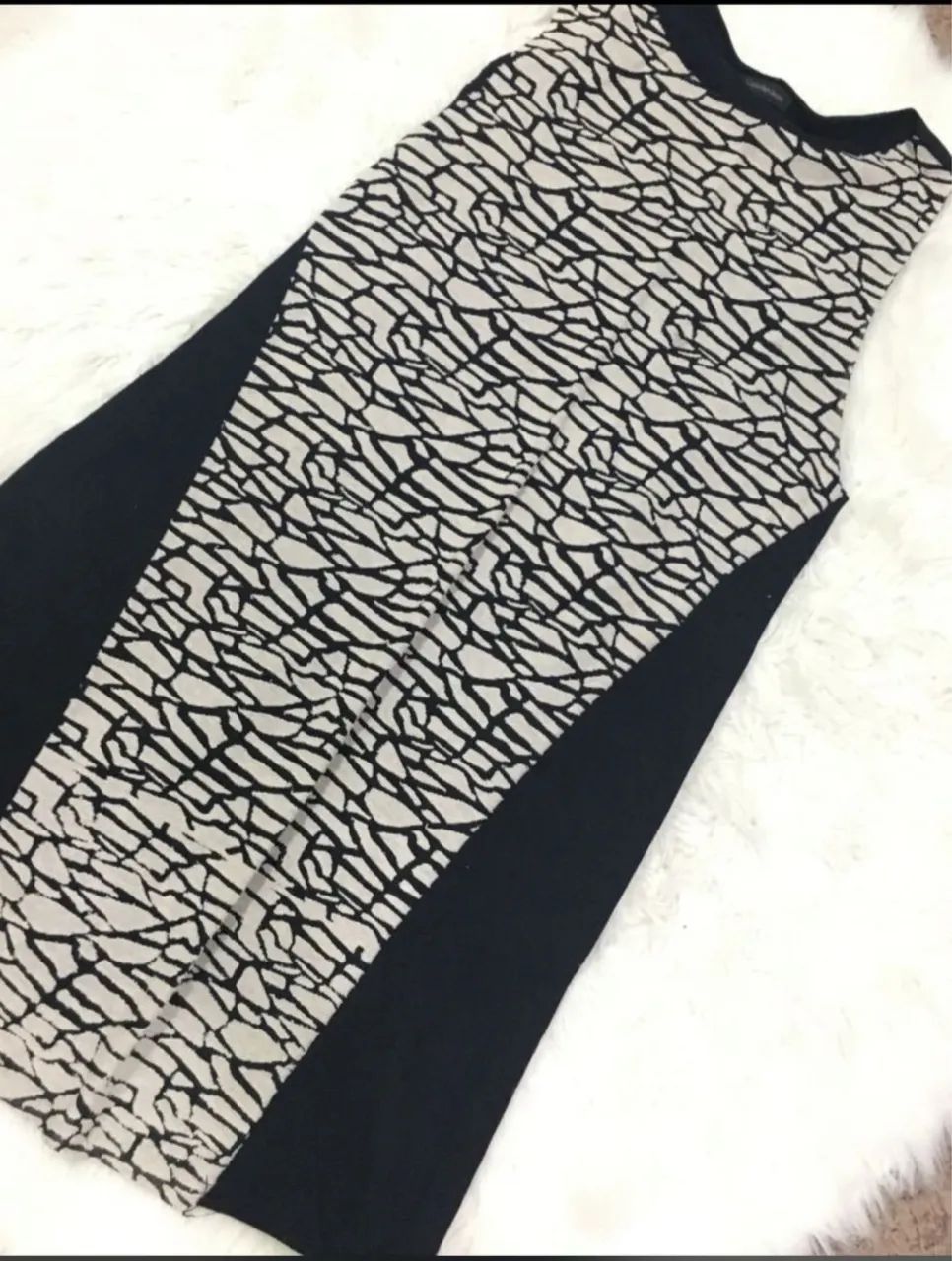 Vestido malha calvin klein