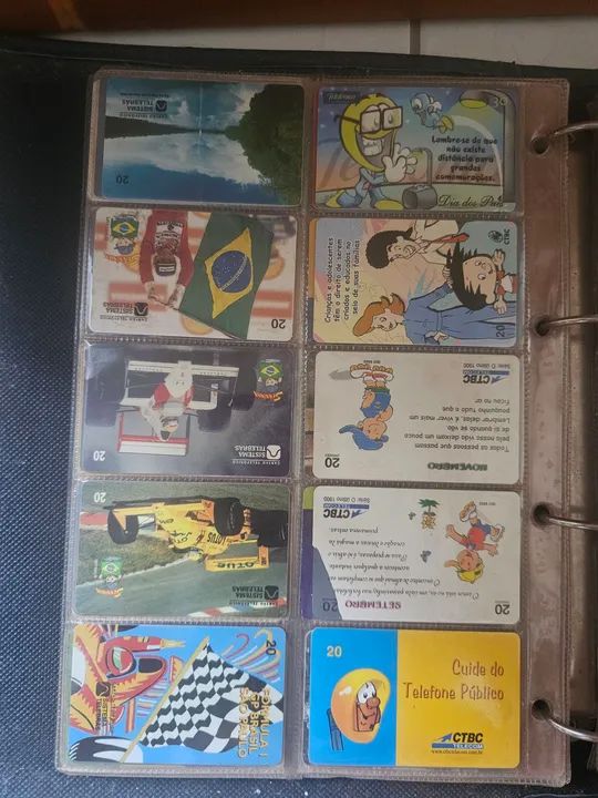 Coleção rara de cartões telefônicos  - Foto 2